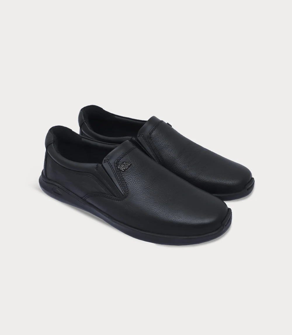 Men Slip On-BLACK - Image 2