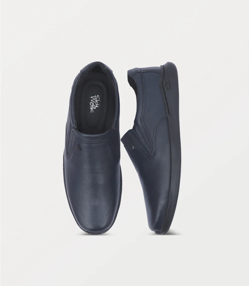 Men Slip On-NAVY - Image 4