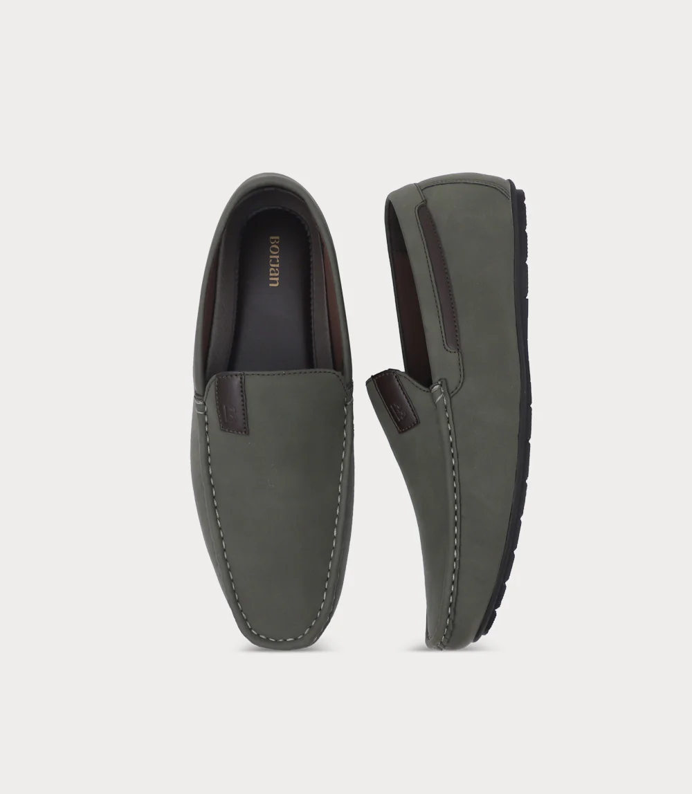 Men Moccasin-OLIVE - Image 4