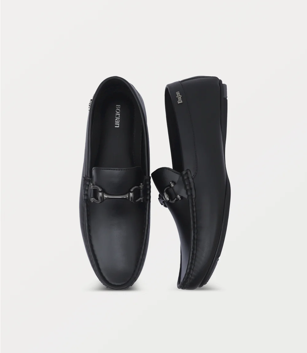 Men Moccasin-BLACK - Image 4