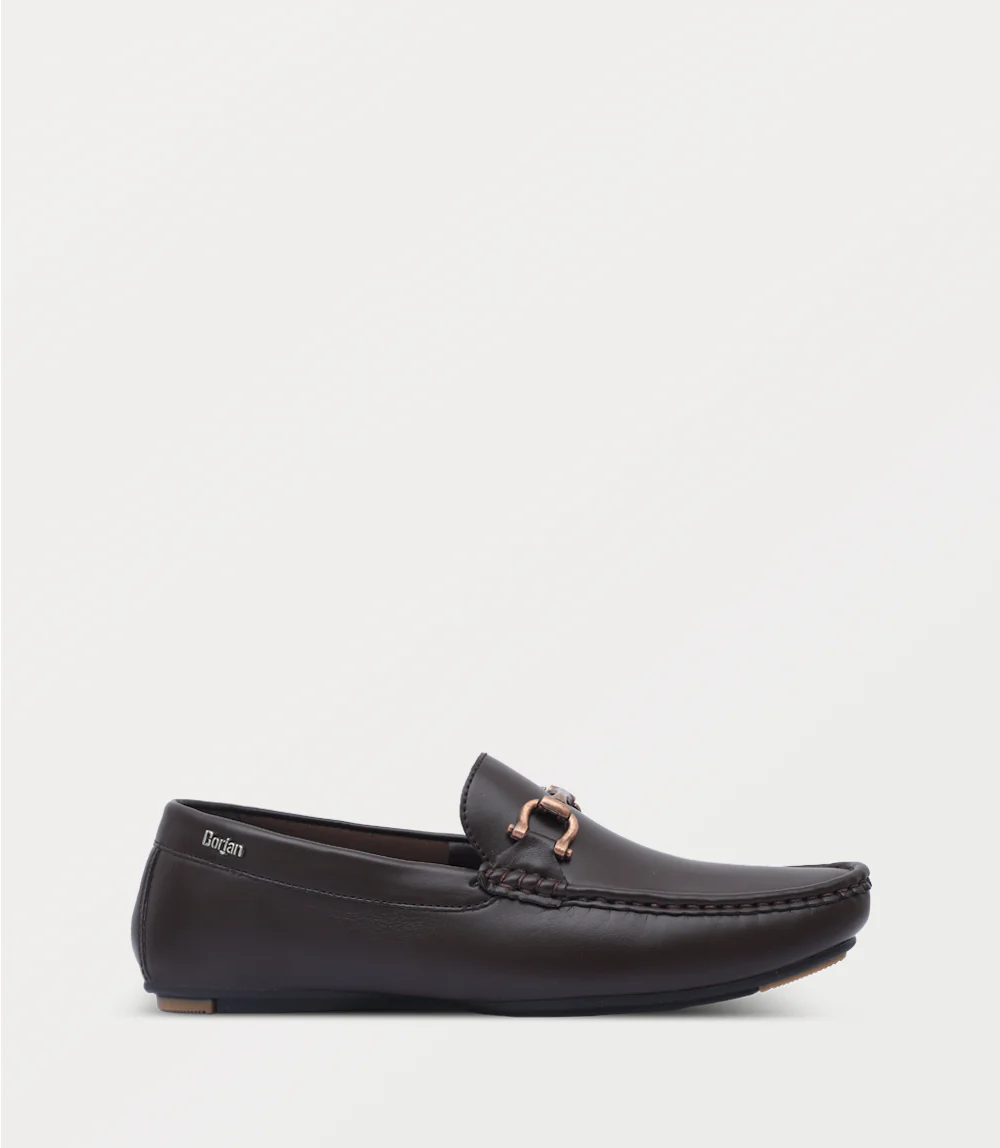 Men Moccasin-BROWN