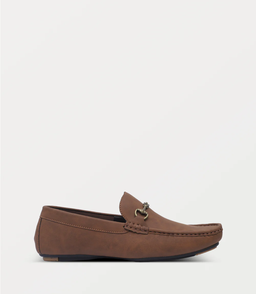 Men Moccasin-MUSTARD