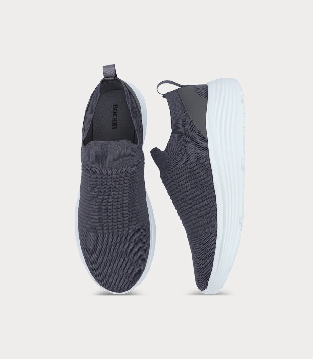 Men Sneakers-GREY - Image 4
