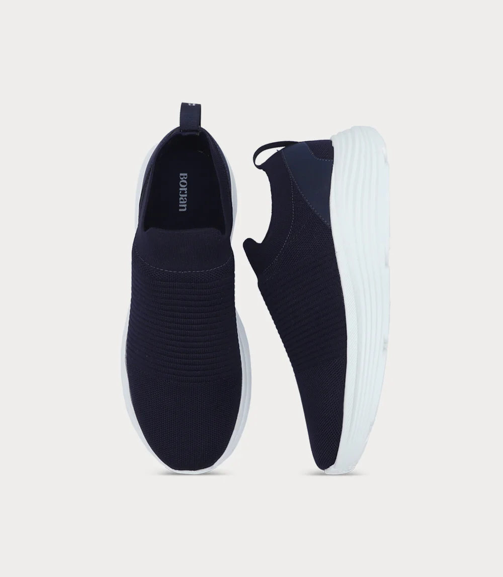 Men Sneakers-NAVY - Image 4