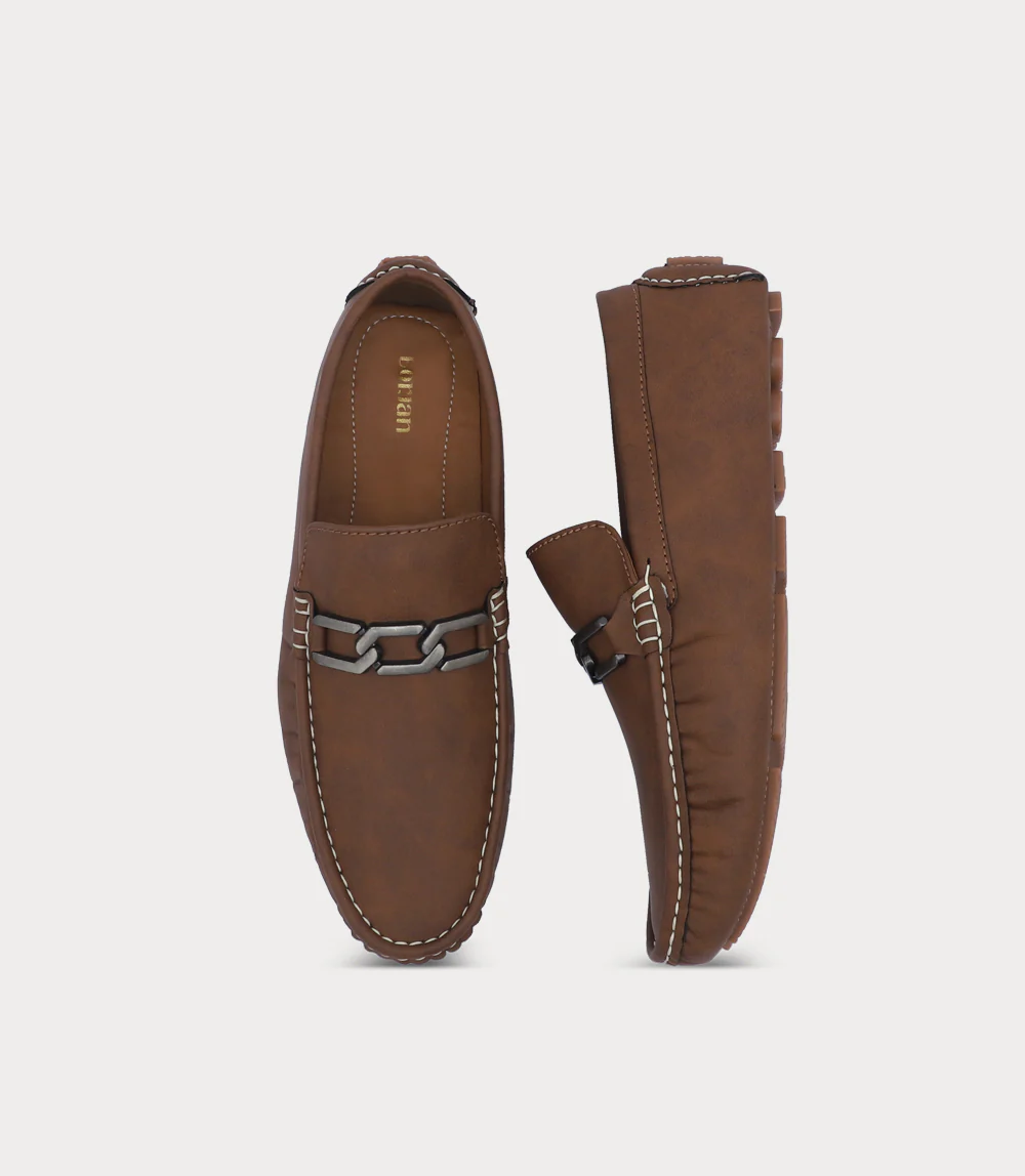 Men Moccasin-MUSTARD - Image 4