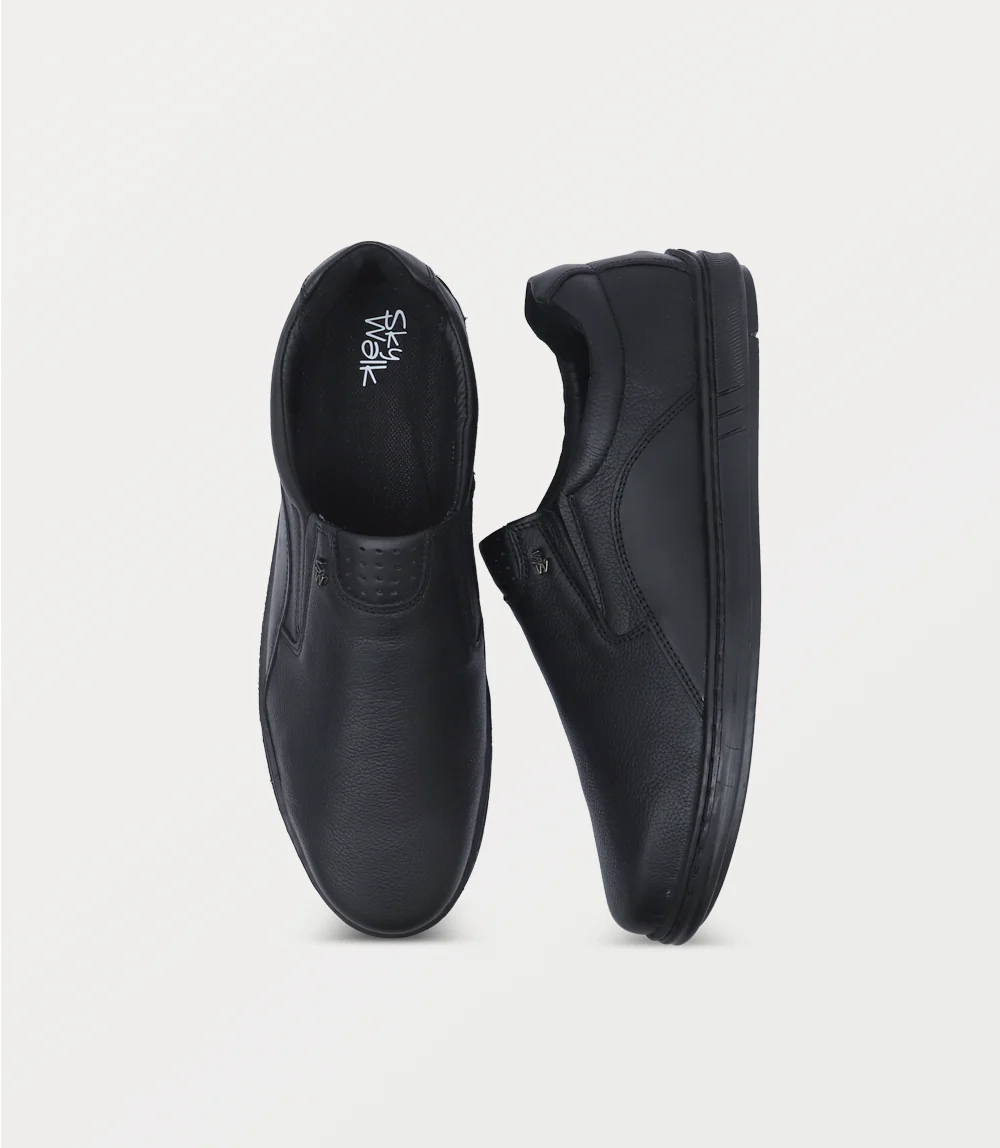 Men Slip On-BLACK - Image 4