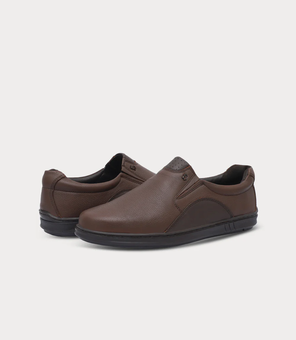 Men Slip On-BROWN - Image 3
