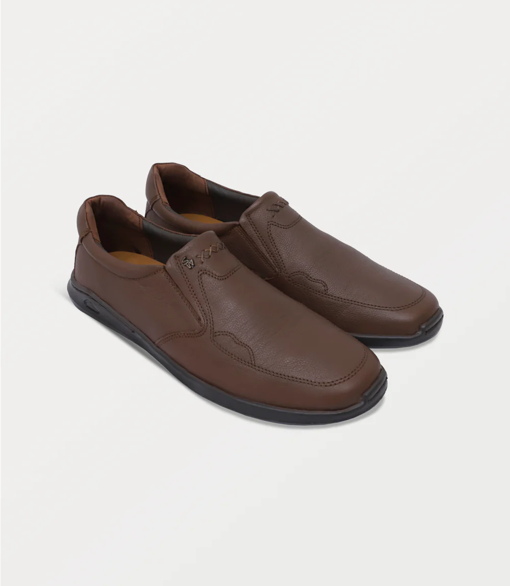 Men Slip On-BROWN - Image 2