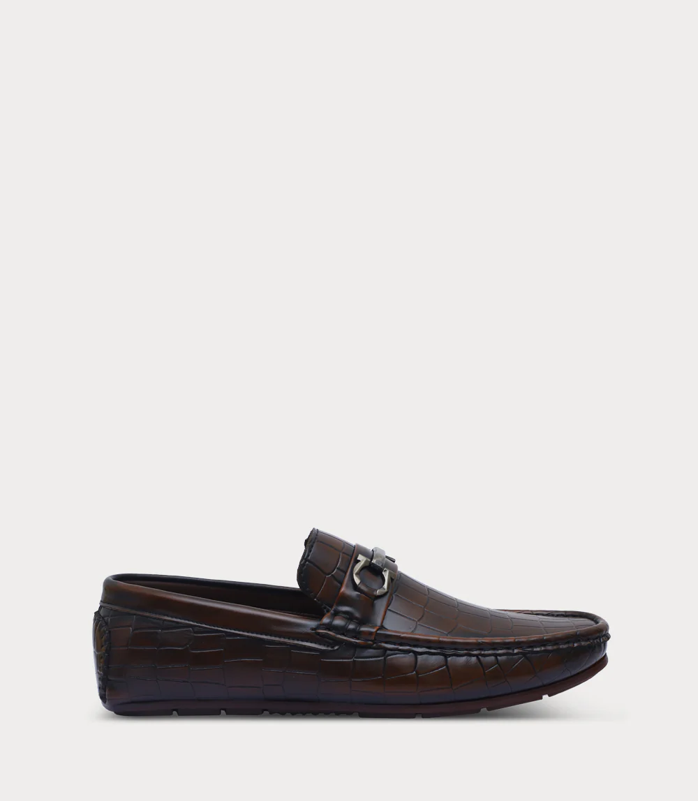 Men Moccasin-BROWN