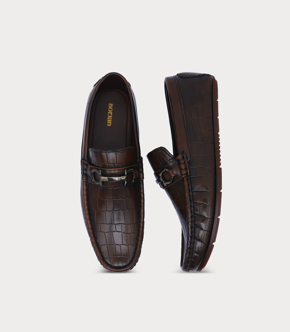 Men Moccasin-BROWN - Image 4