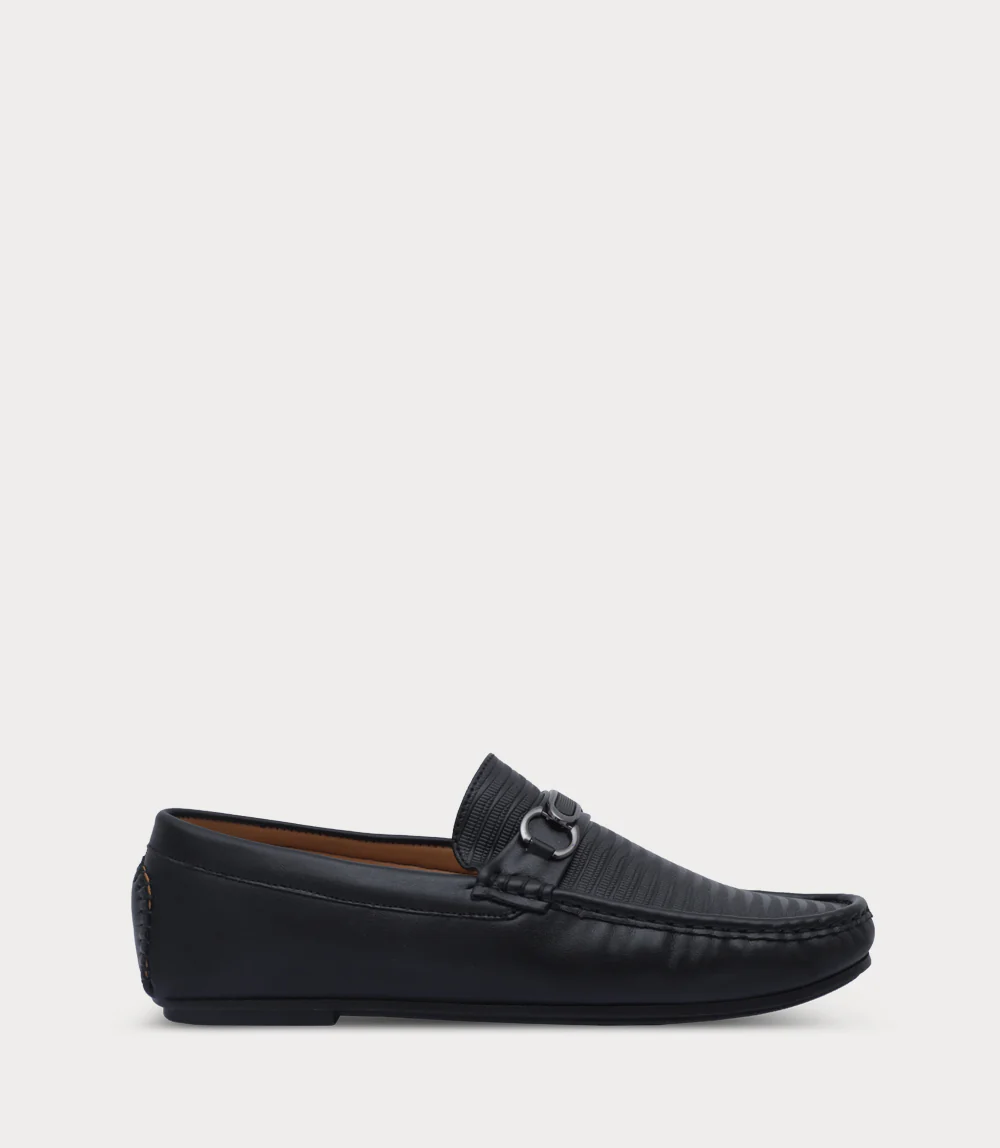 Men Moccasin-BLACK