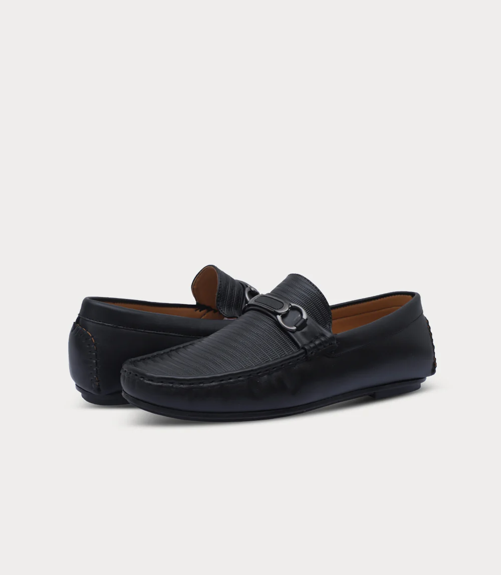 Men Moccasin-BLACK - Image 3