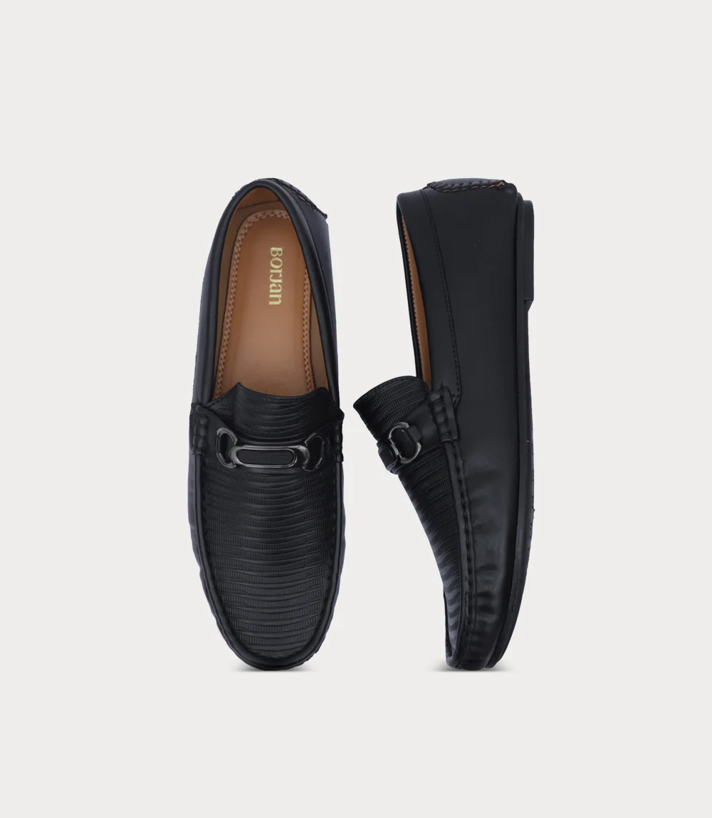 Men Moccasin-BLACK - Image 4