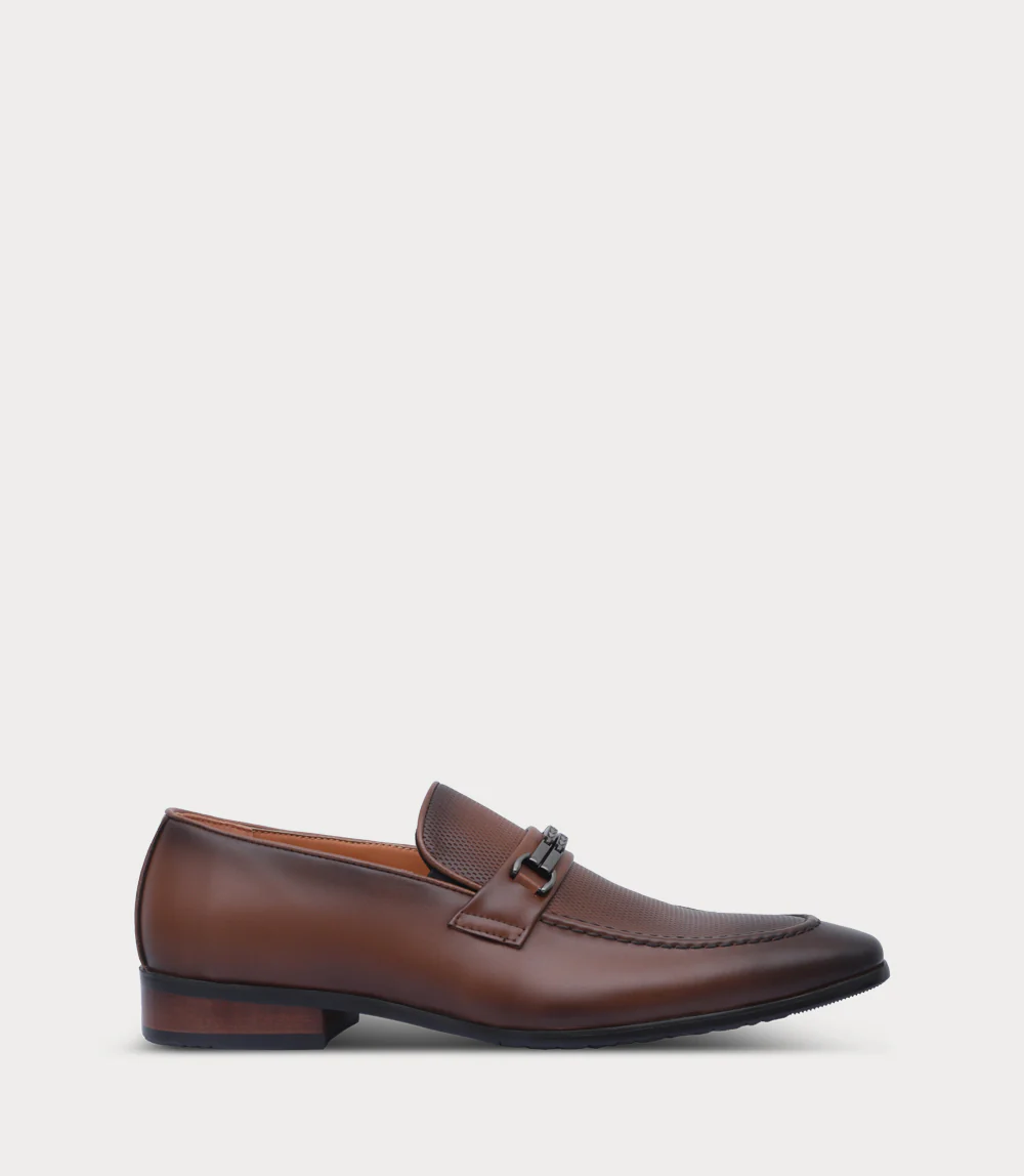 Men Slip On-BROWN