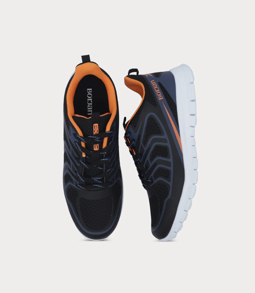 Men Sneakers-BLACK - Image 4