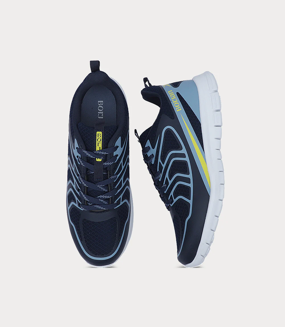 Men Sneakers-NAVY - Image 4