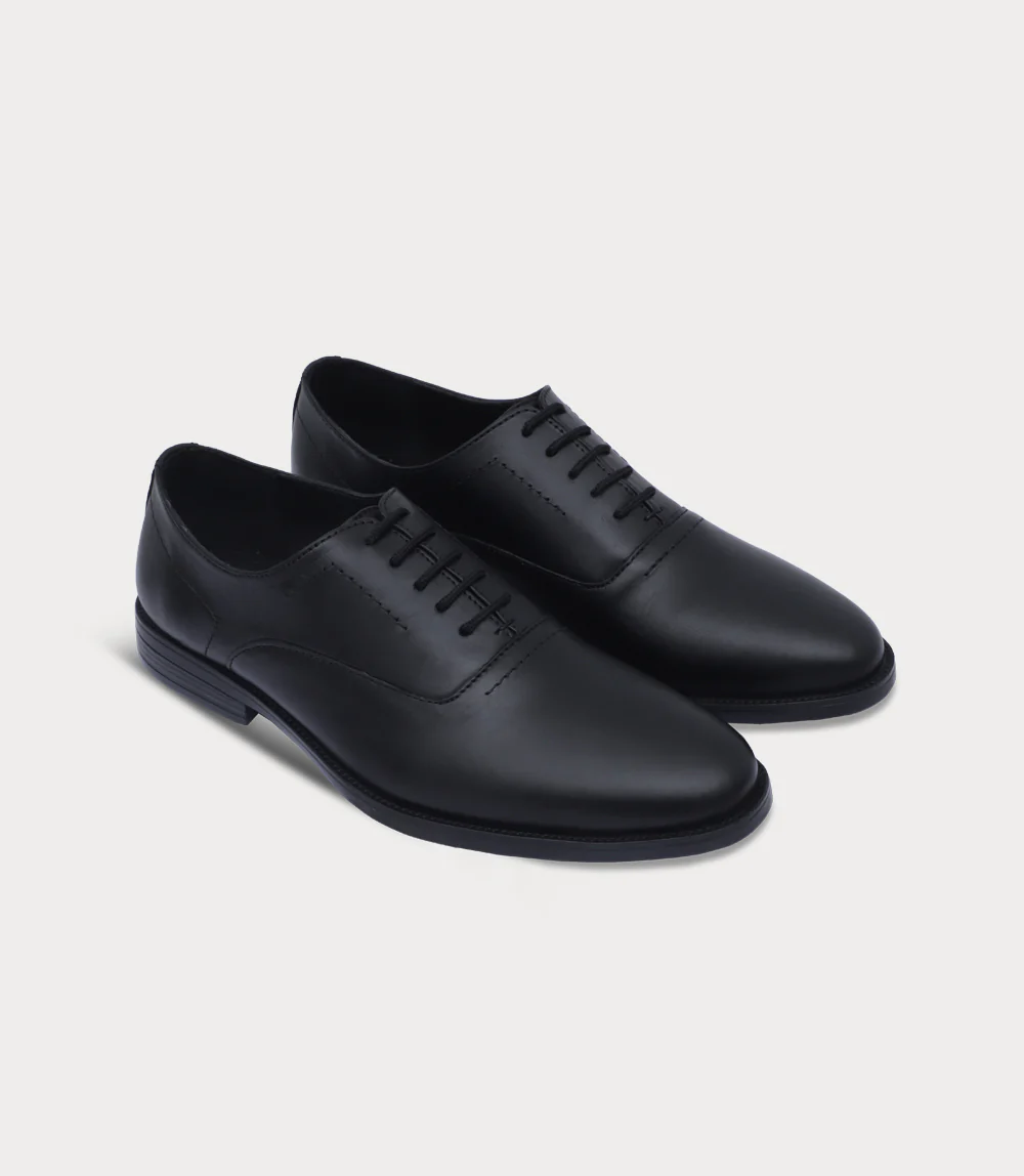 Men Lace Up-BLACK - Image 2
