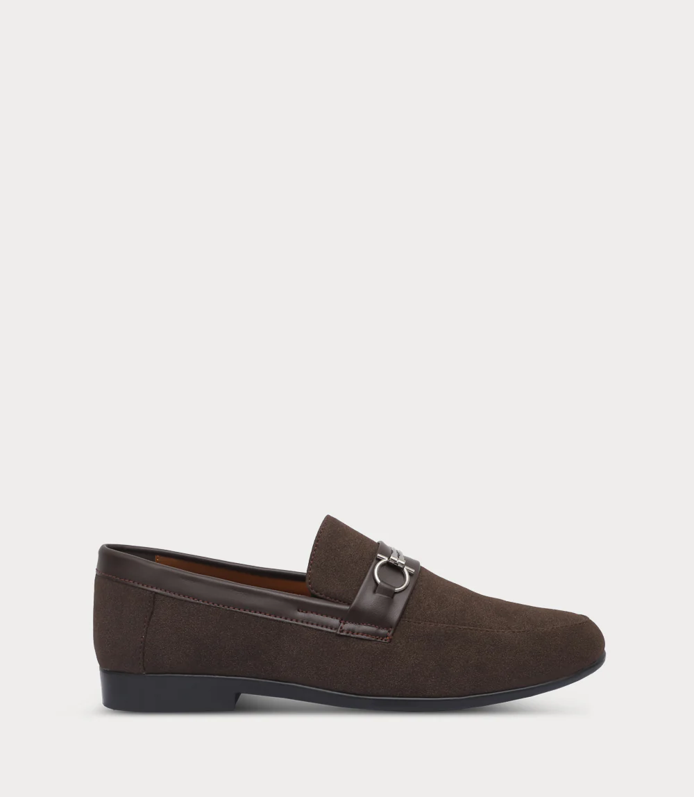 Men Slip On-BROWN