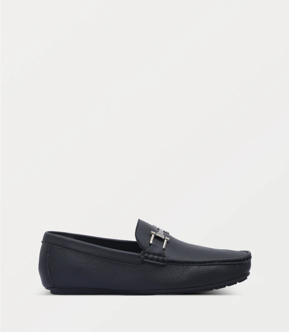 Men Moccasin-BLACK