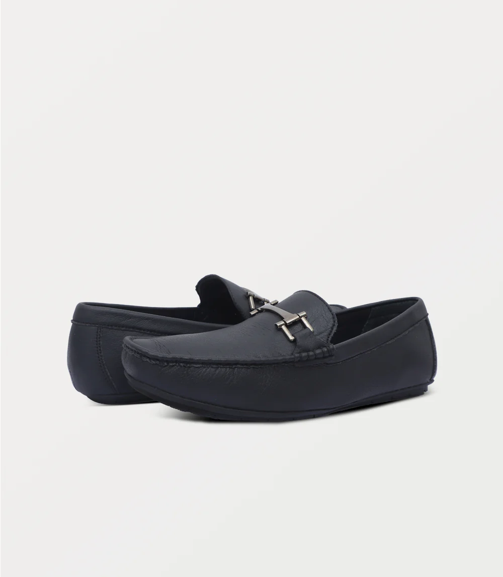 Men Moccasin-BLACK - Image 3