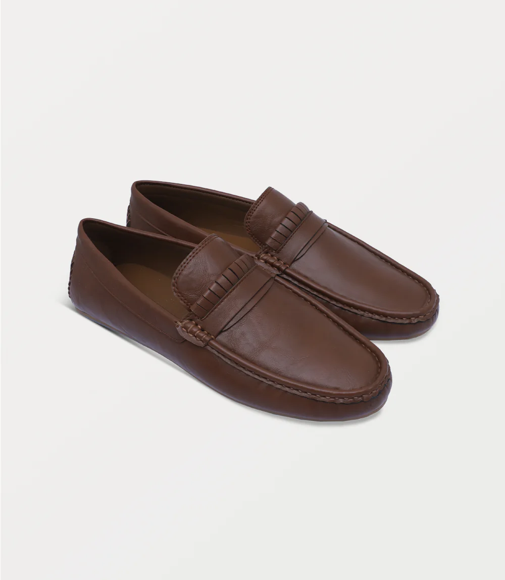 Men Moccasin-BROWN - Image 2