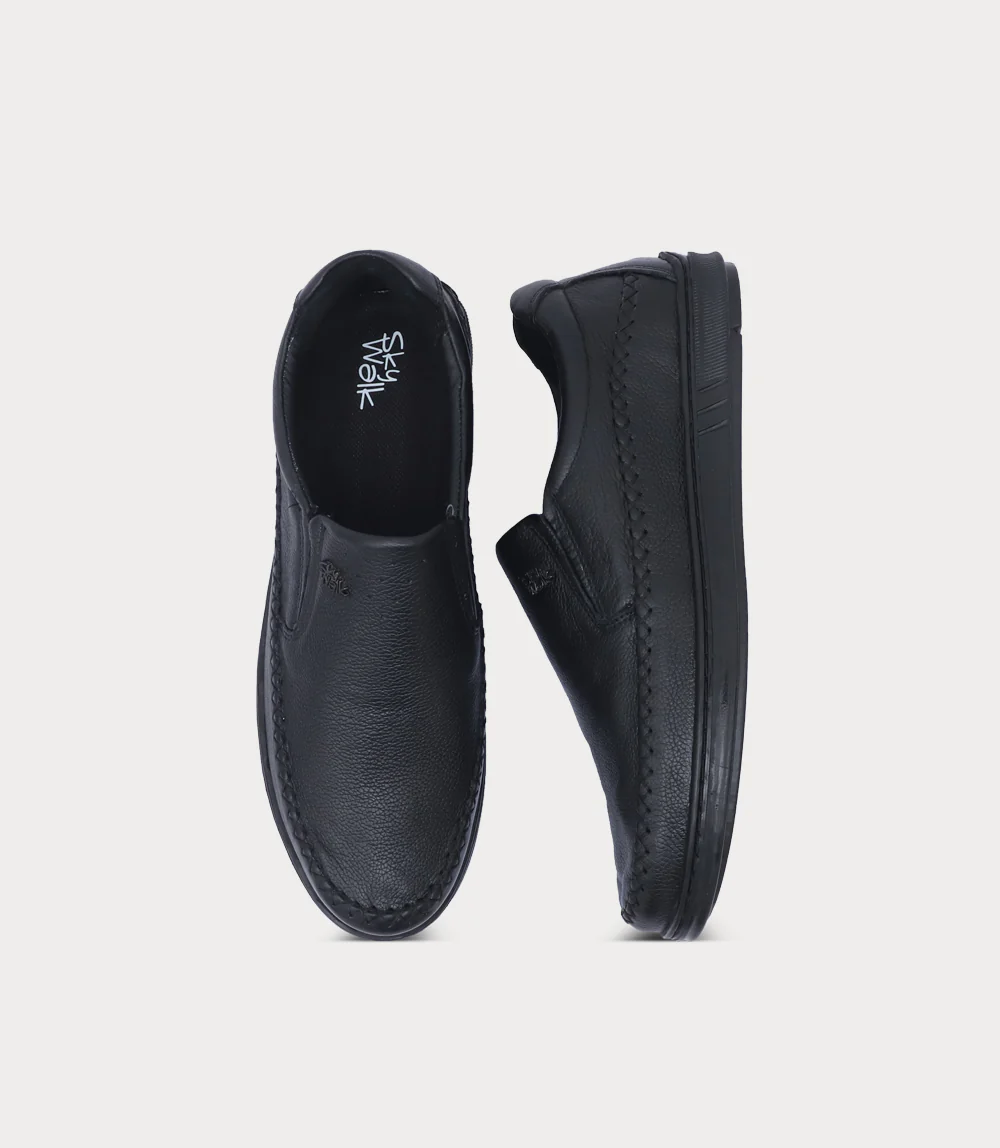 Men Slip On-BLACK - Image 4