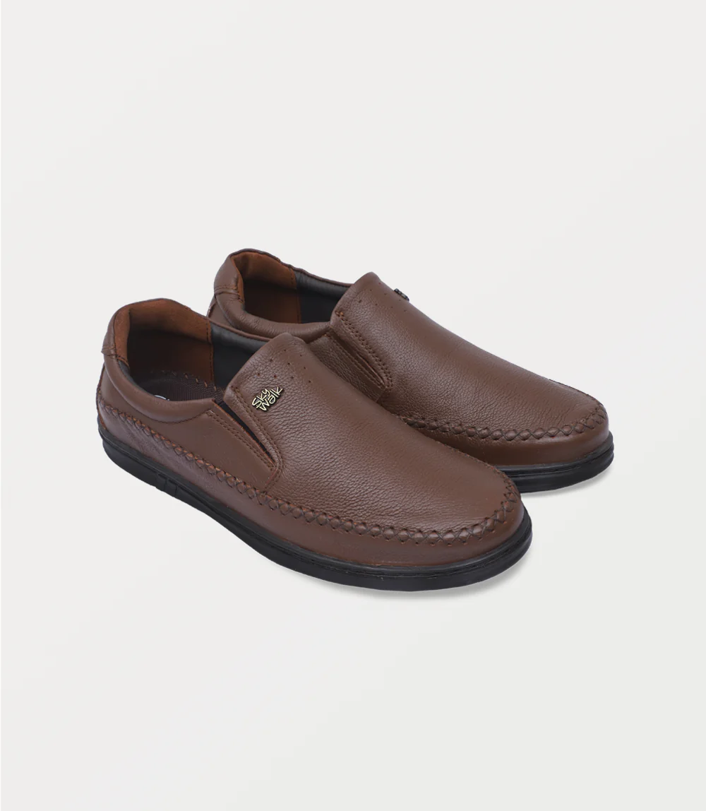 Men Slip On-BROWN - Image 2