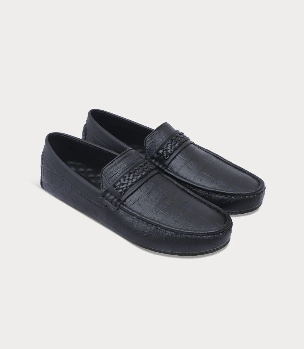 Men Moccasin-BLACK - Image 2
