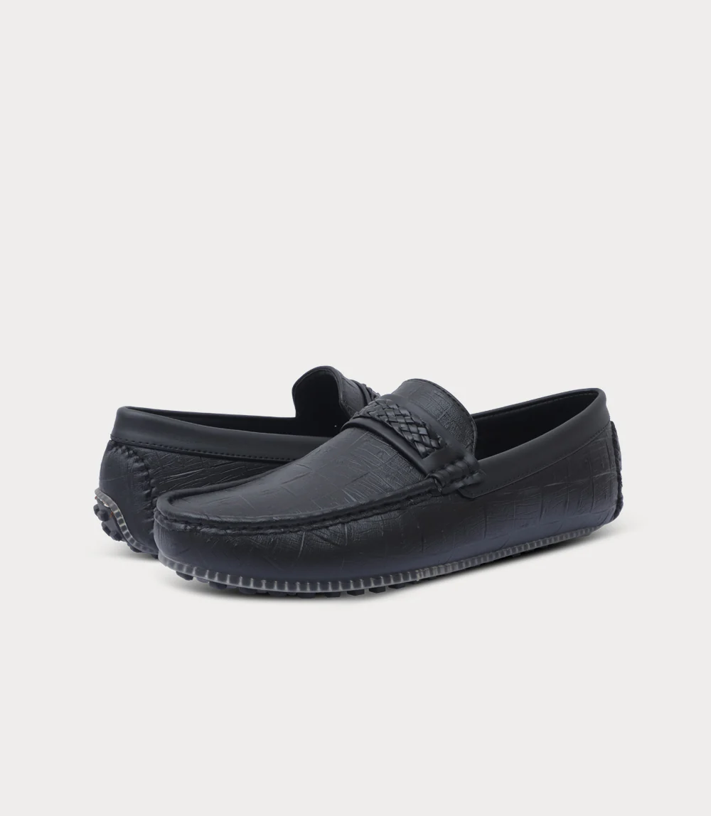 Men Moccasin-BLACK - Image 3