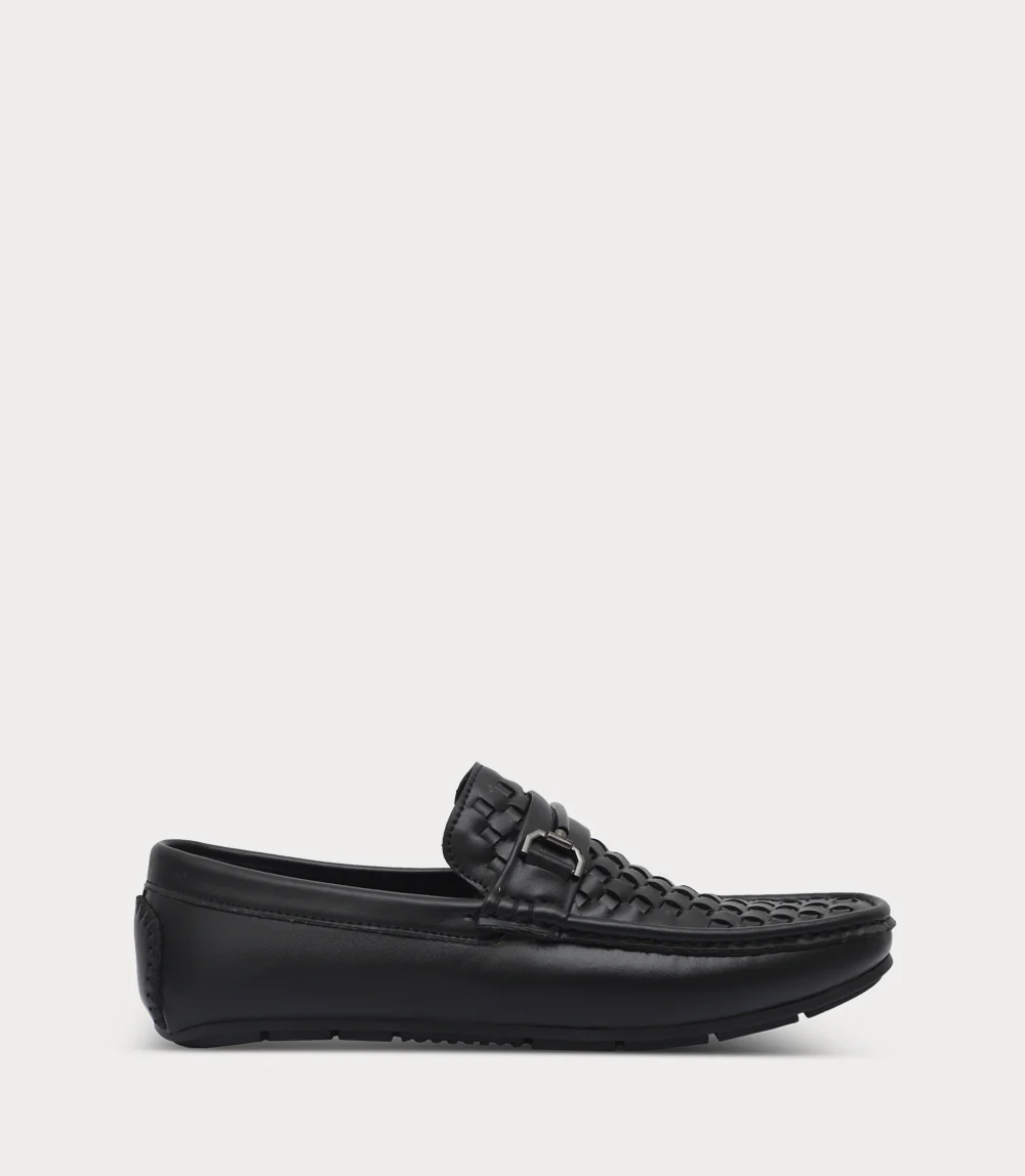 Men Moccasin-BLACK