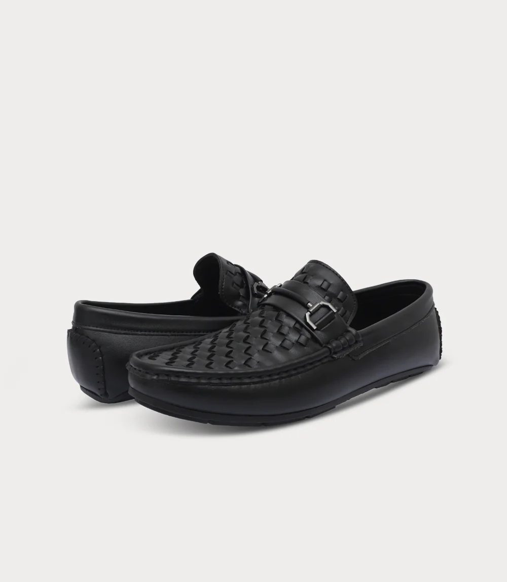 Men Moccasin-BLACK - Image 3