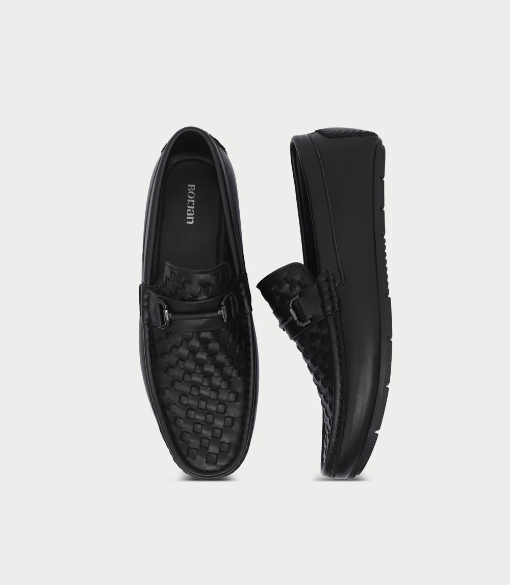 Men Moccasin-BLACK - Image 4