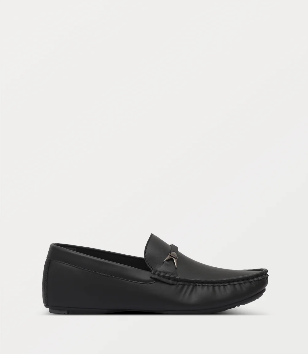 Men Moccasin-BLACK
