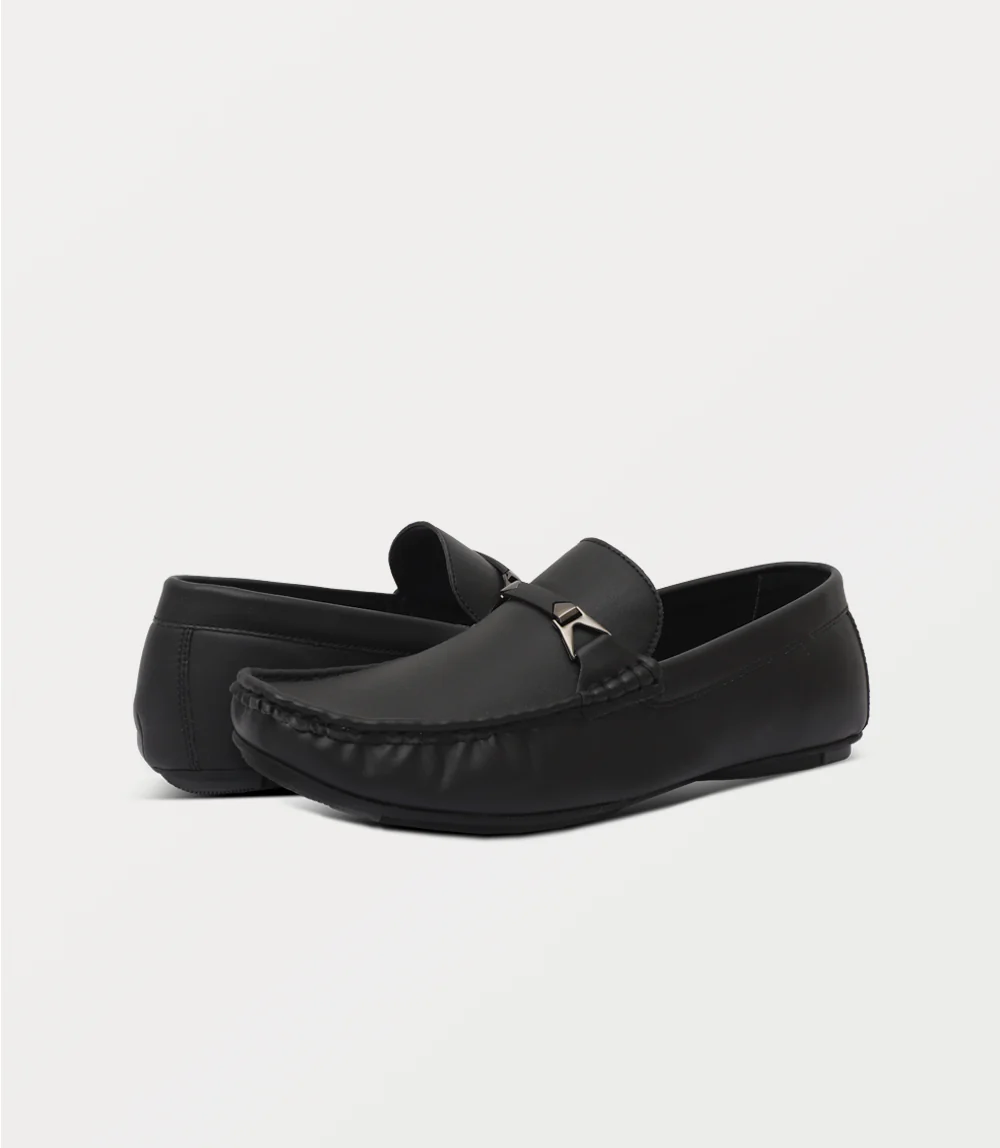 Men Moccasin-BLACK - Image 3