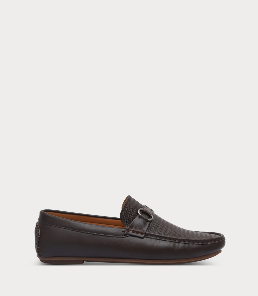 Men Moccasin-COFFEE