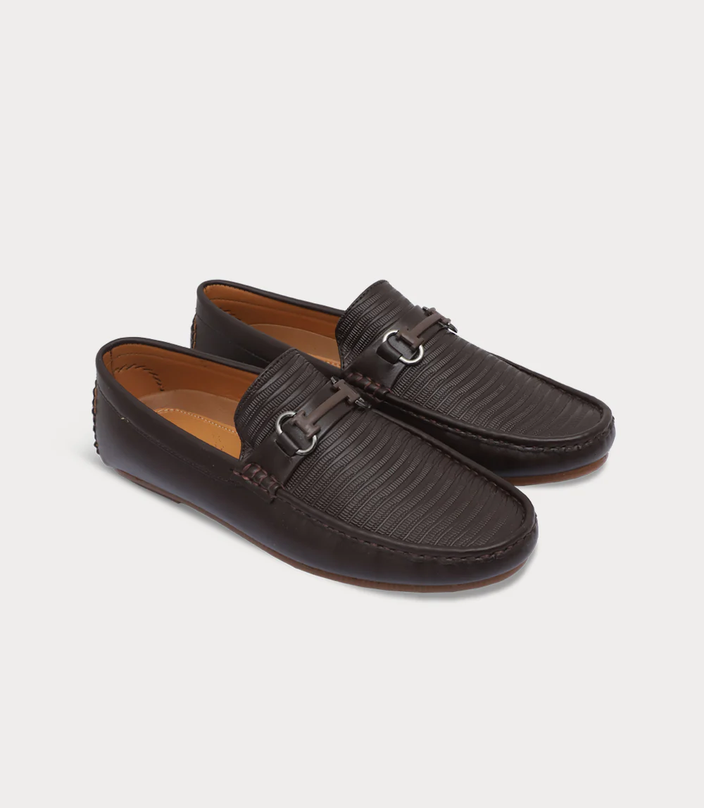 Men Moccasin-COFFEE - Image 2