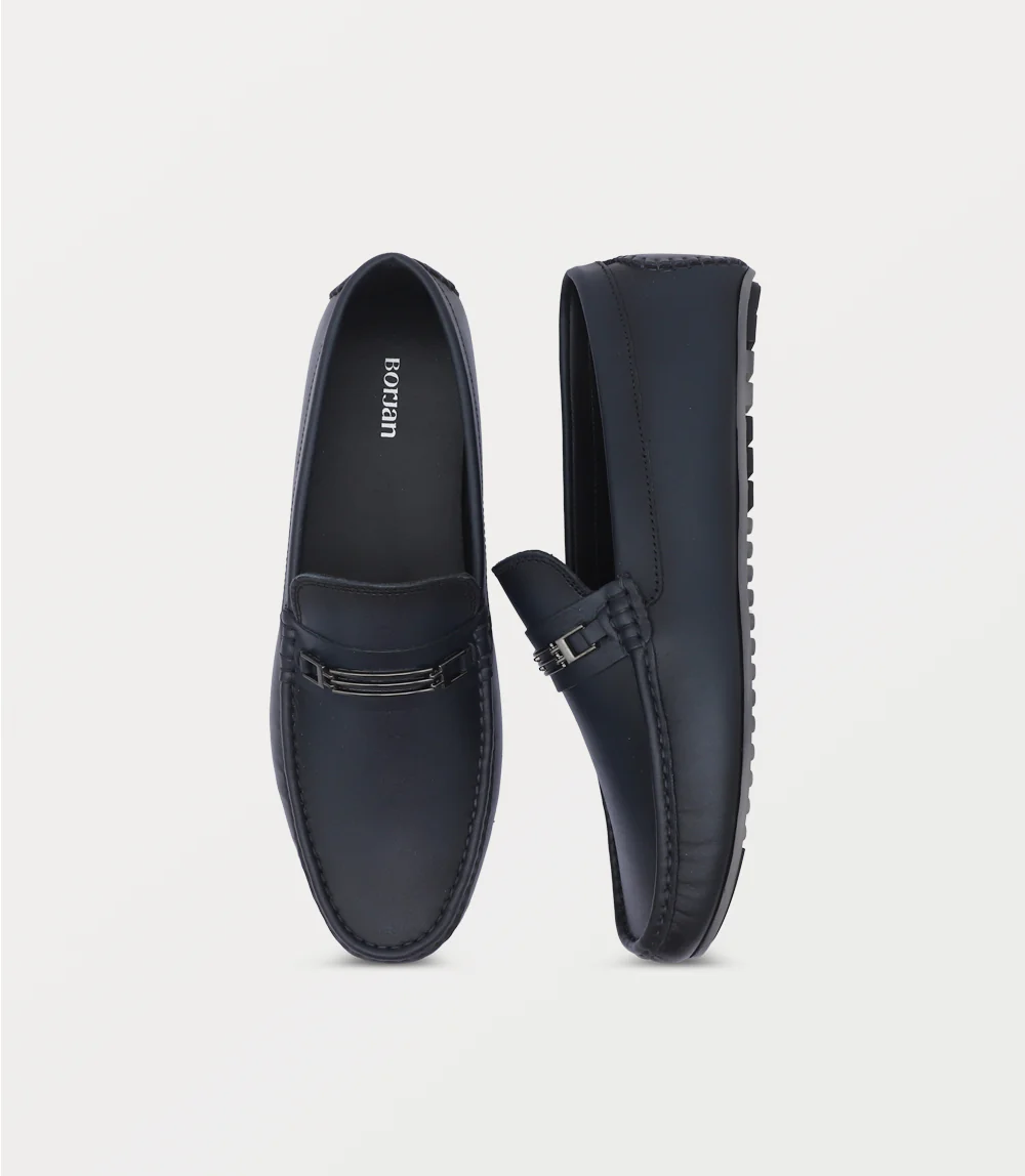 Men Moccasin-NAVY - Image 4