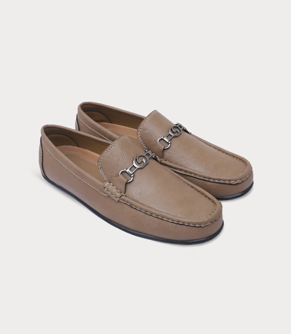 Men Moccasin-KHAKI - Image 2