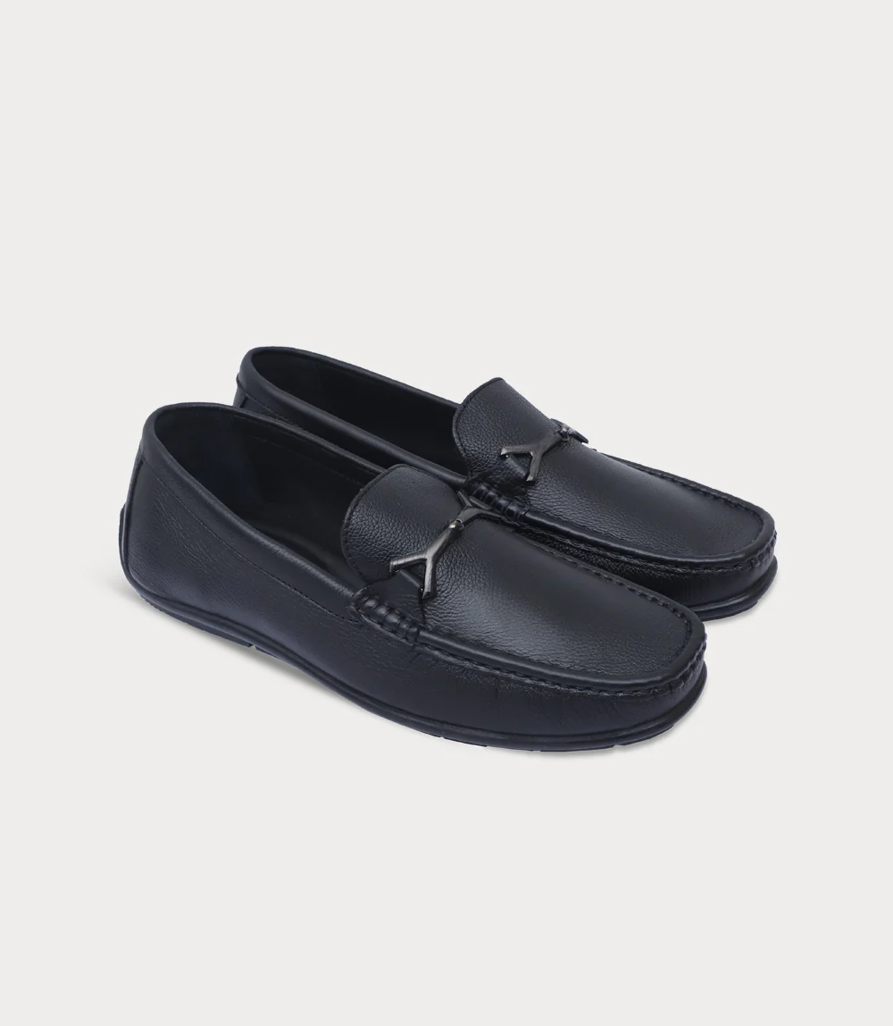 Men Moccasin-BLACK - Image 2