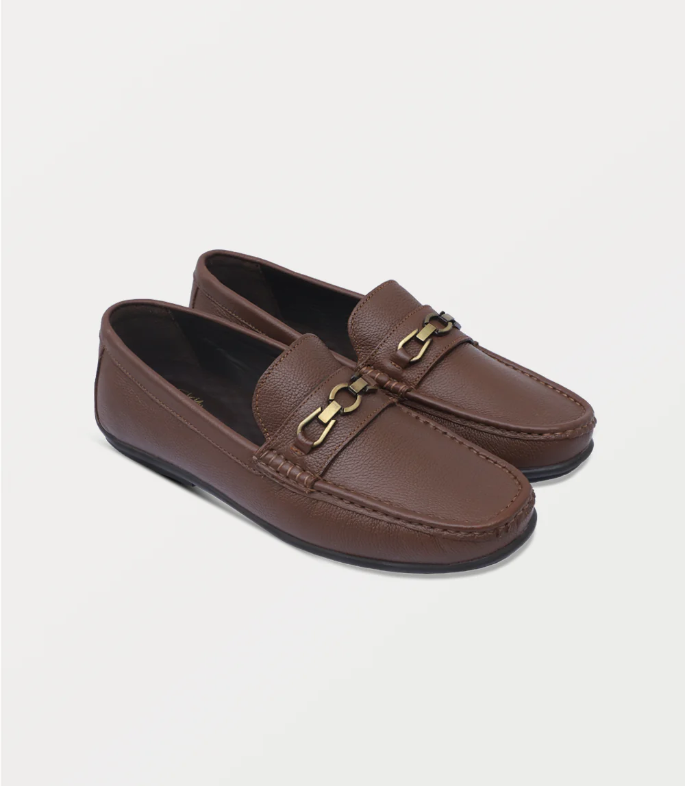 Men Moccasin-BROWN - Image 2