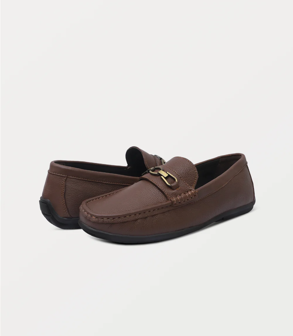 Men Moccasin-BROWN - Image 3
