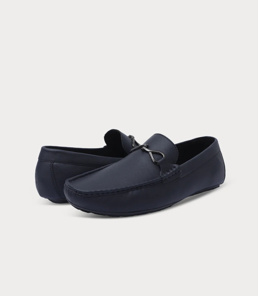 Men Moccasin-NAVY - Image 3