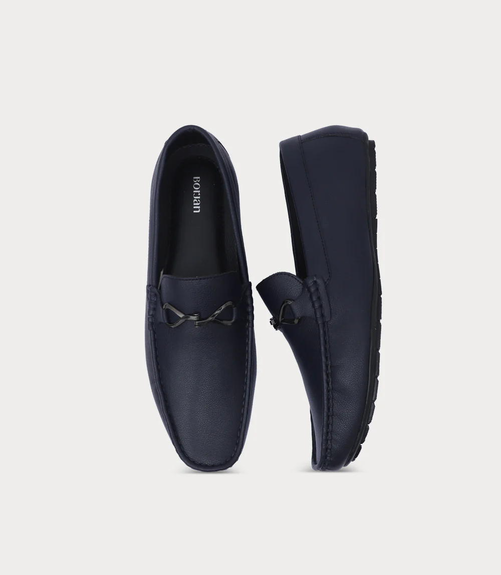 Men Moccasin-NAVY - Image 4