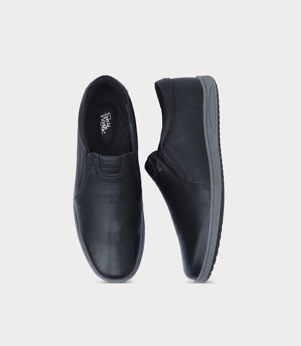 Men Slip On-BLACK - Image 4