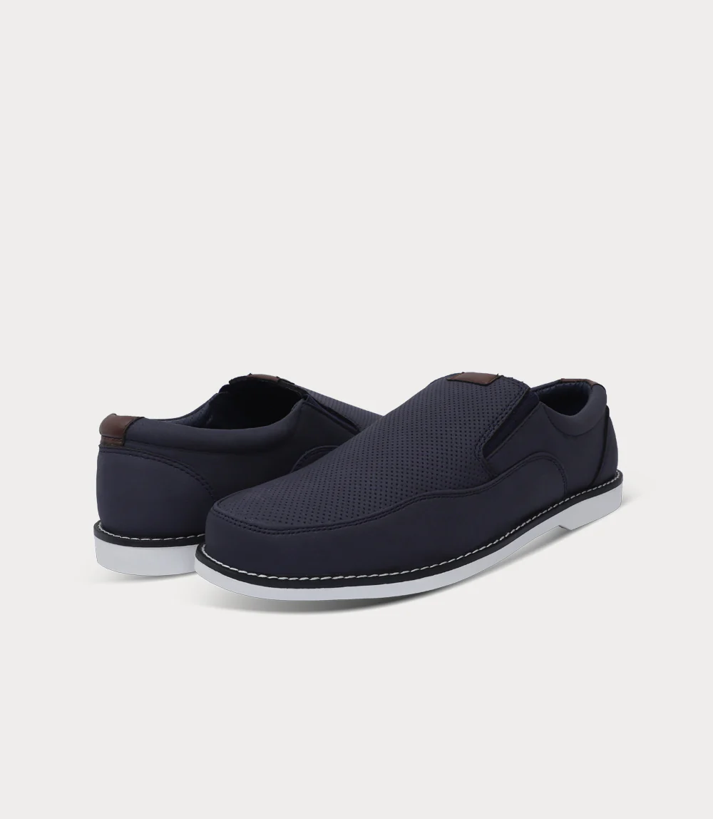 Men Slip On-NAVY - Image 3