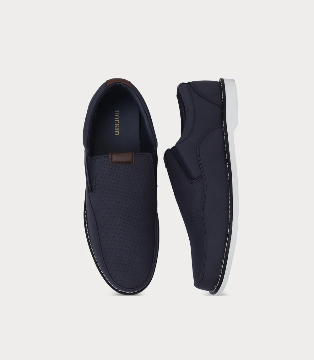 Men Slip On-NAVY - Image 4