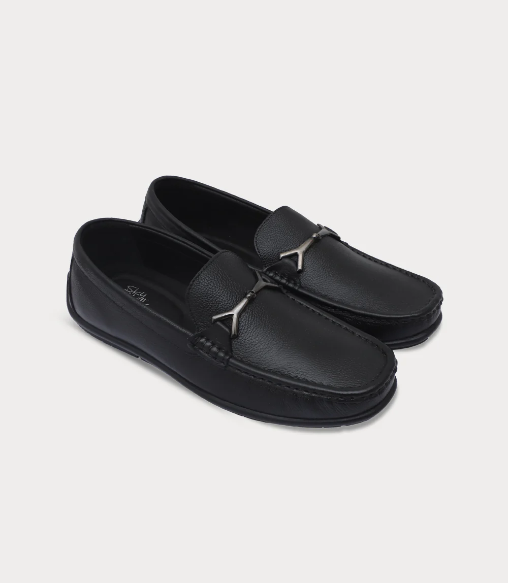 Men Driving Moccasin-BLACK - Image 2