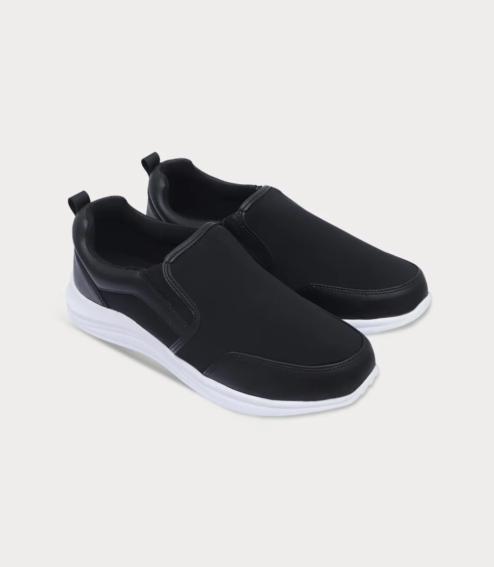Men Sneakers-BLACK - Image 2