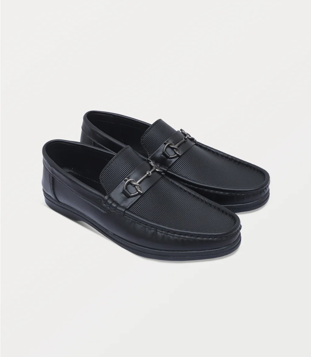 Men Moccasin-BLACK - Image 2