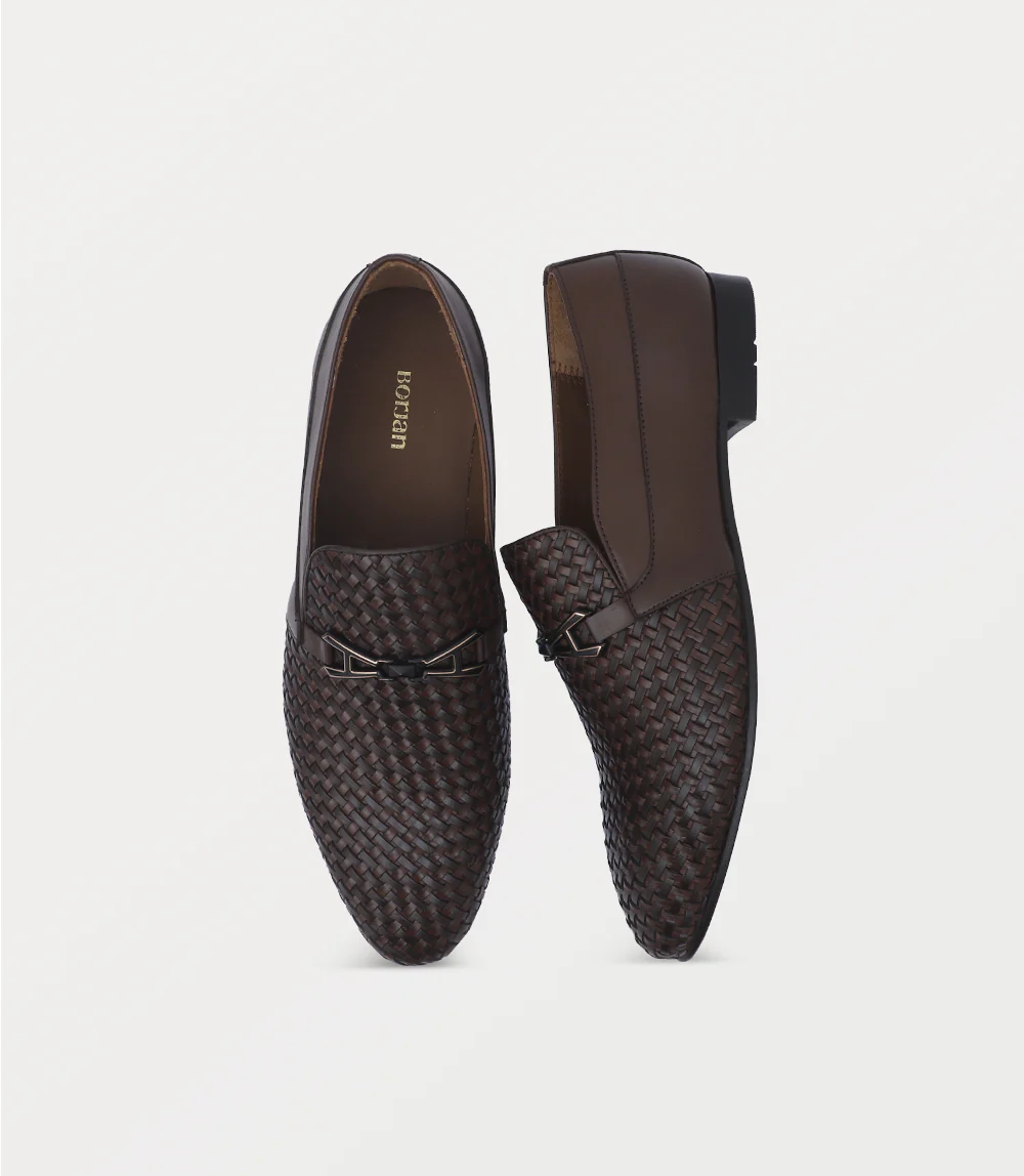 Men Slip On-BROWN - Image 4